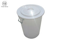 Outdoor Colorful Waste Wheelie Bins , 100l Plastic Bin Recycling With Cover / Lids