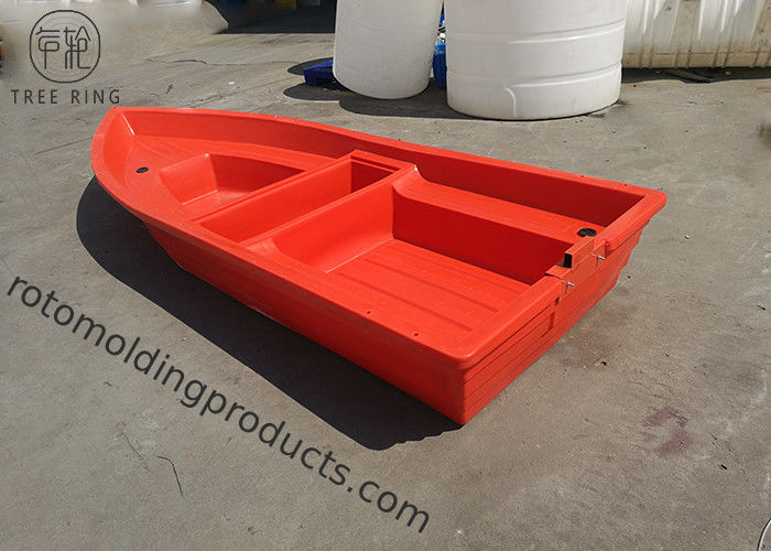 Polyethylene 6 Persons Hard Plastic Fishing Boats 800kg Loading A3.6M Flat  Bottom