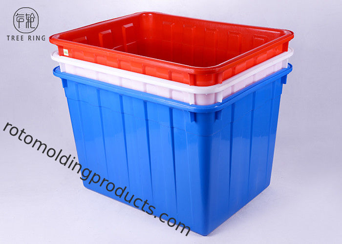 W 400L Industrial Coloured Plastic Storage Boxes For Textile