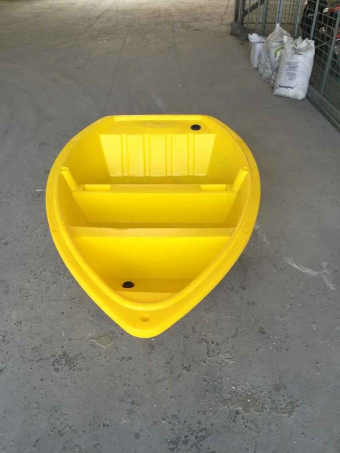 B2M Plastic Rowing Boat , LLDPE Small Plastic Boat LeisureWith Outboard  Motor